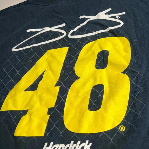 Jimmie Johnson #48 Lowe’s Racing NASCAR T-Shirt Hendrick Motorsports Blue XL - Picture 3 of 6